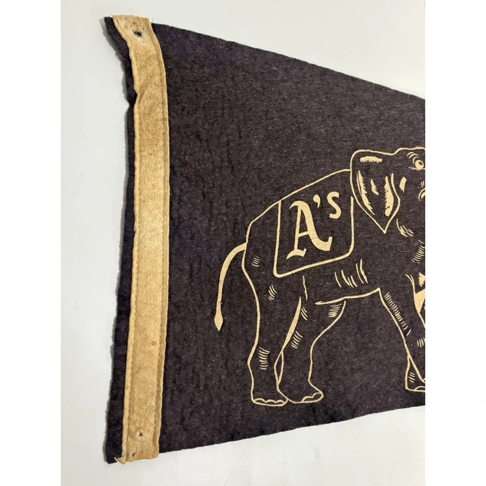 Philadelphia Athletics Baseball Pennant Felt MLB‎ Baseball Antique Flag Supple